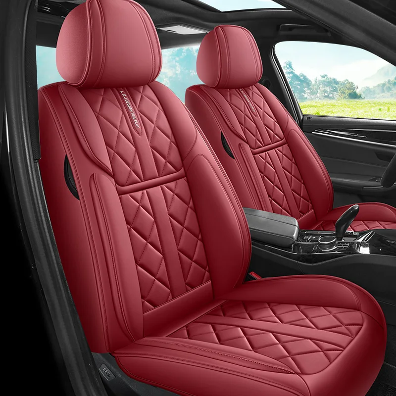All inclusive seat cover, full leather car seat cushion, Driver's seat cover or passenger seat cover, all season universal pad