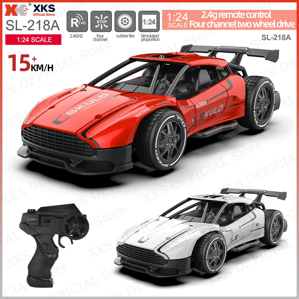 

XKS Sulong SL218A 1/24 Мини-автомобиль на радиоуправлении 2,4G с дистанционным управлением Высокоскоростной металлический корпус Радиоуправляемый автомобиль Крытый и открытый игрушечный подарок для мальчиков и взрослых