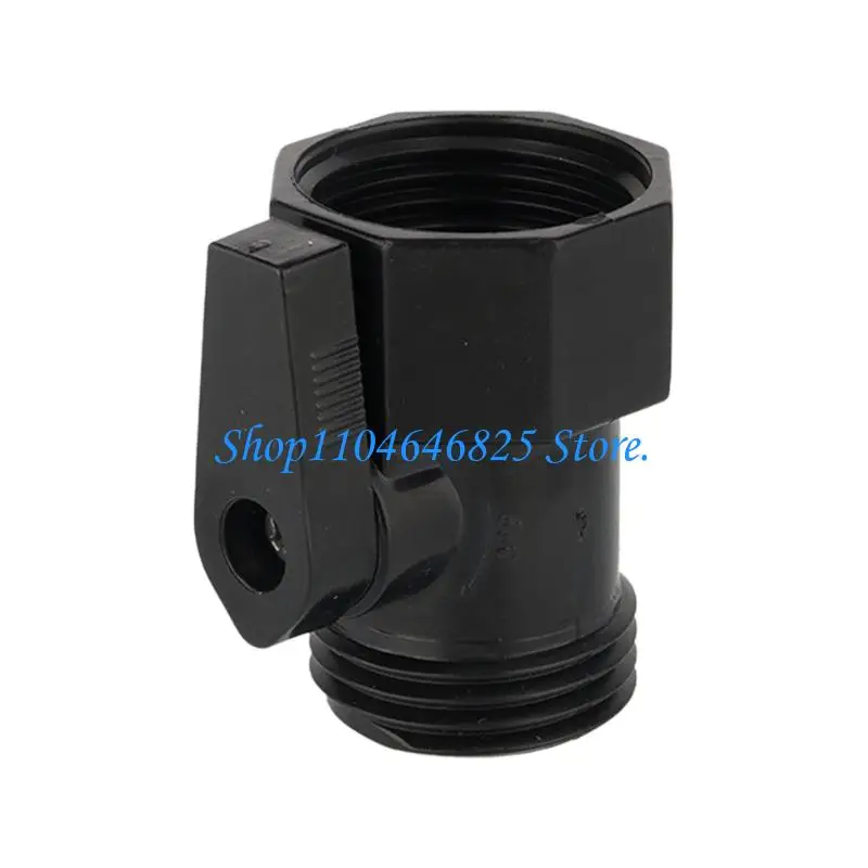 Garden single pass ABS handle ball hose connector