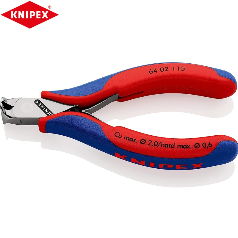 

KNIPEX 64 02 115 Electronic Top Cutting Pliers Dual Color Handle Special Tool Steel Forged And Oil Quenched Simple Operation