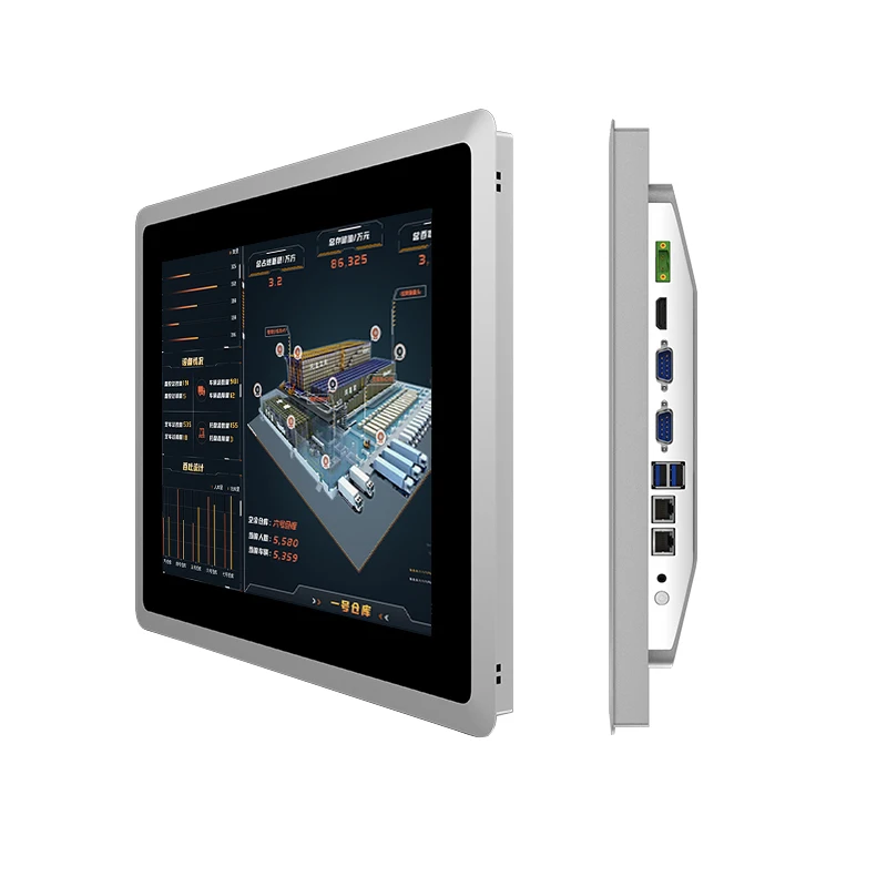 Full Aluminum Touch Screen Industrial PC 10/12/15/17/19 Inch Embedded Tablet PC Touch Panel for Business And Office Use