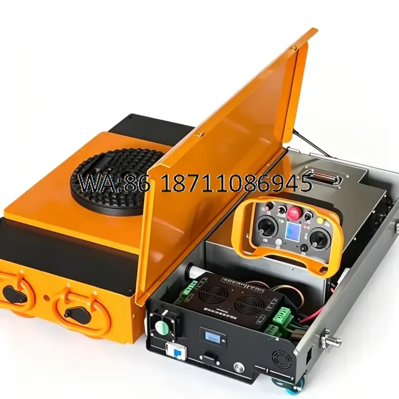 for 100 Ton Battery Powered Load Moving Skates Remote Controlled Industrial Heavy Cargo Trolley Skate for Workshop