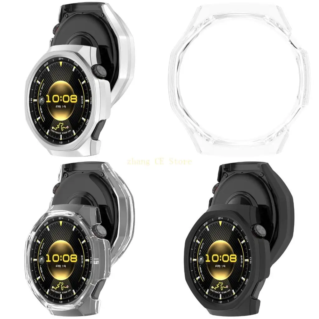 غطاء حماية حديث M5TD لساعة رقمية مقاس 46 مم، مصنوع من مادة البولي كربونات المعززة المقاومة للغبار