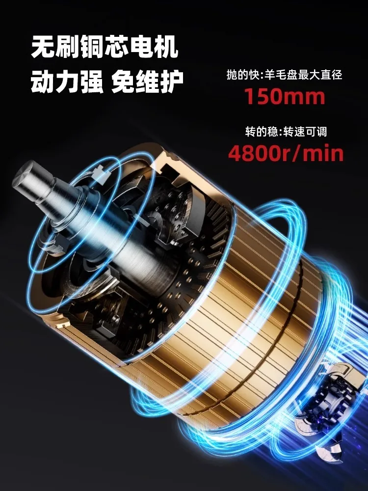 2025 1200w Lithium battery brushless water grinding machine, stone polishing machine,sanding machine