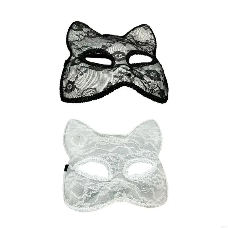

DXAE Lace Masquerade Mask Night Lights Cats Mask Halloween Cosplay Mask Party Mask
