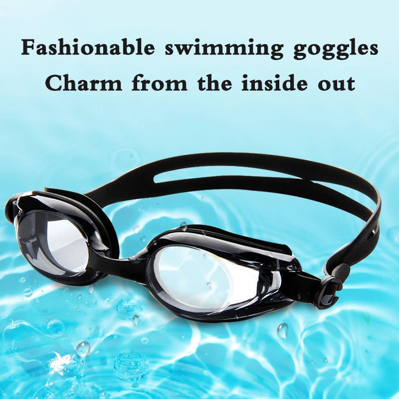 

Men's Myopia Waterproof And Anti-fog Swimming Goggles HD With Prescription Swimming Goggles