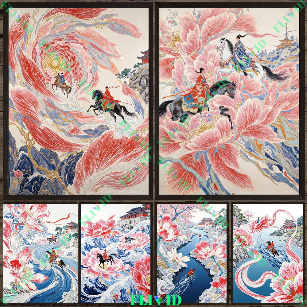 

Animals Playing Chess,Abstract Wall Art Canvas Painting,Wild Animals And Chess Fantasy Art Poster And Print Home Decor Unframed