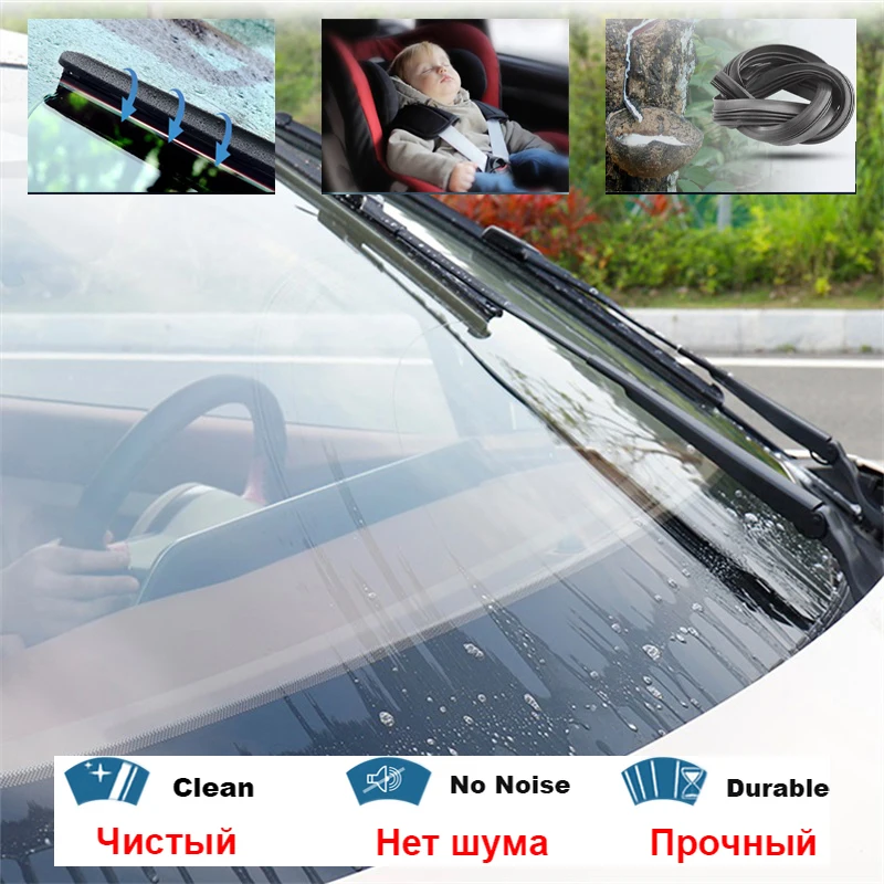 TONLINKER Wiper Blades Para Geely Tugella FY11 2020 2021 2022 2023 Acessórios Do Carro Frente Windscreen Wiper Blade Escovas Cortador