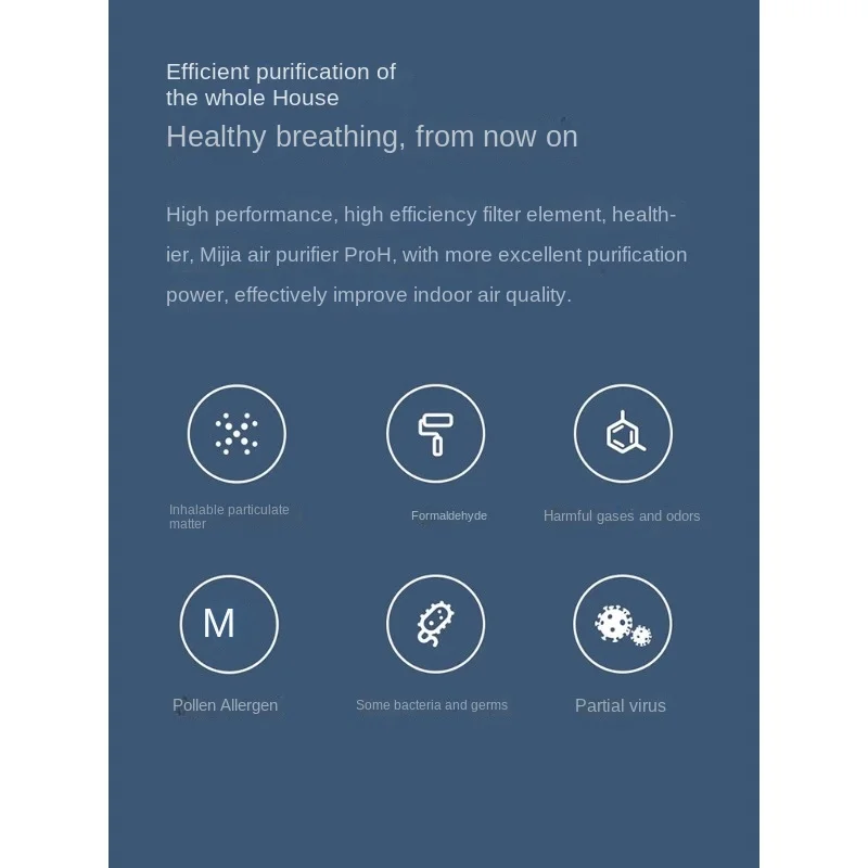 Air Purifier ProH for Formaldehyde and Smoke Removal in New Houses