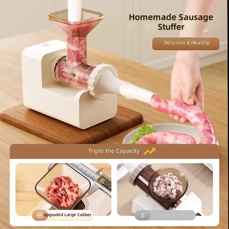 for Electric Sausage Stuffer Household Automatic Casing Filler Manual Meat Enema Tool Kitchen DIY Sausage Making Machine