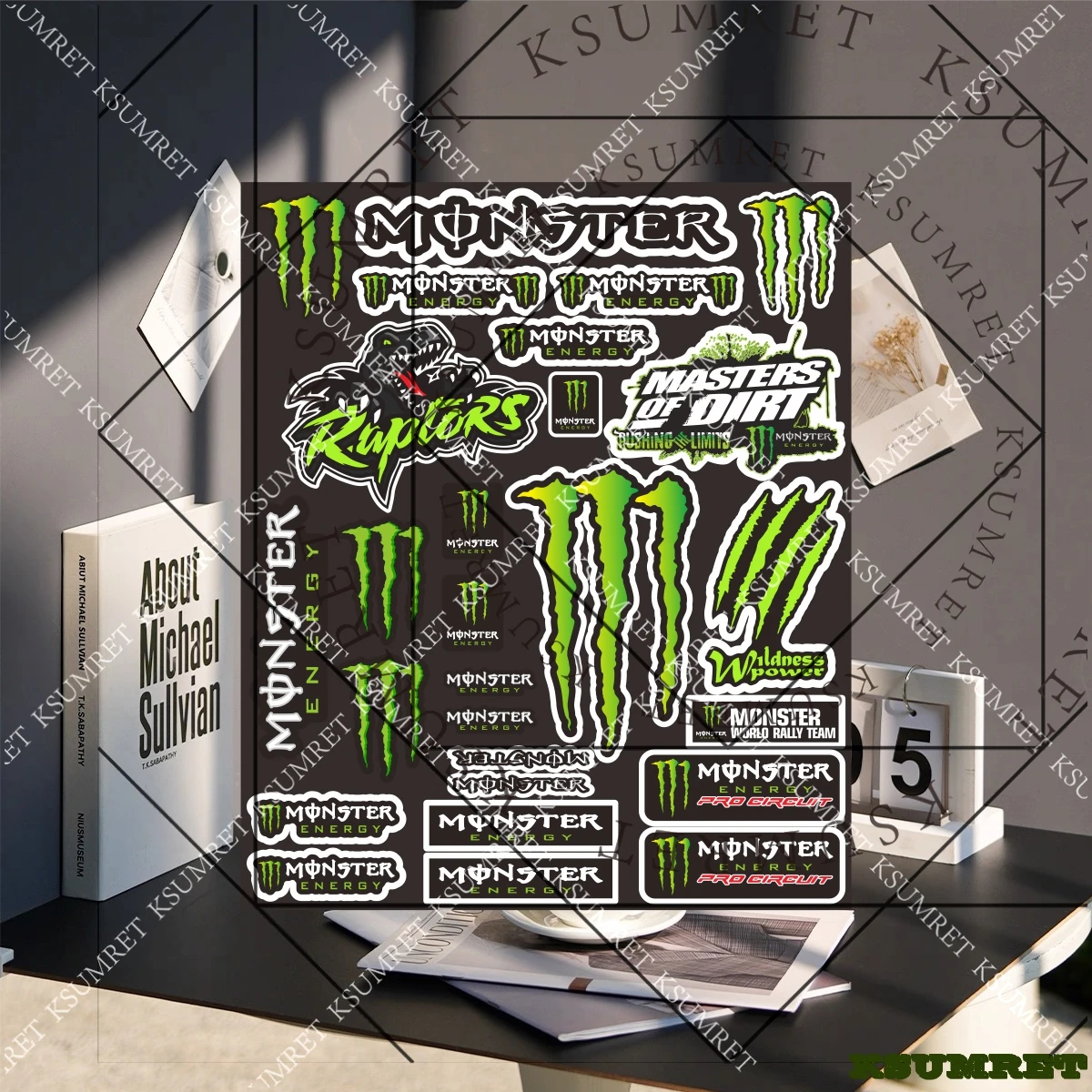 

For Monster Energy Motorcycle Stickers Decals Vinyl Kit