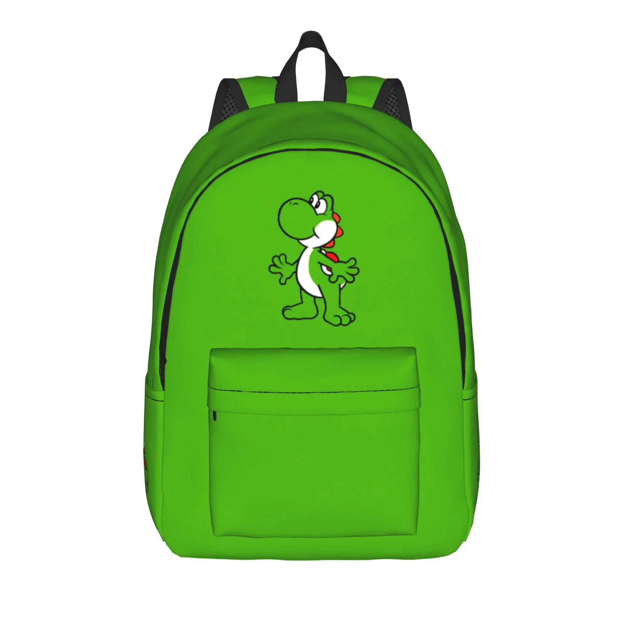 Marioes characters yoshi Backpack for Men Women Fashion Student Work Daypack  College Shoulder Bag Gift