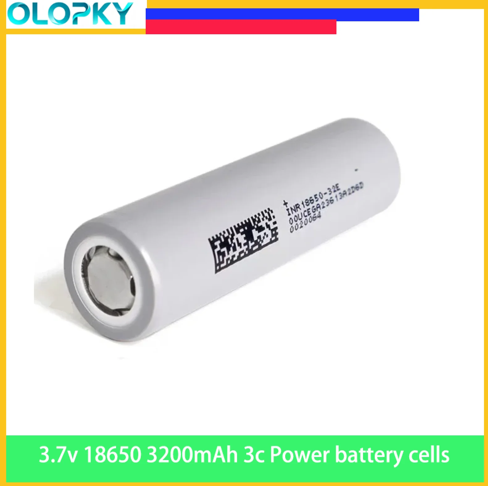 18650-32E 3.7V 3200mAh lithium-ion Suitable for Batteries Power Tool Clock Mouse Fan Replacement Battery Flashlight pack scooter