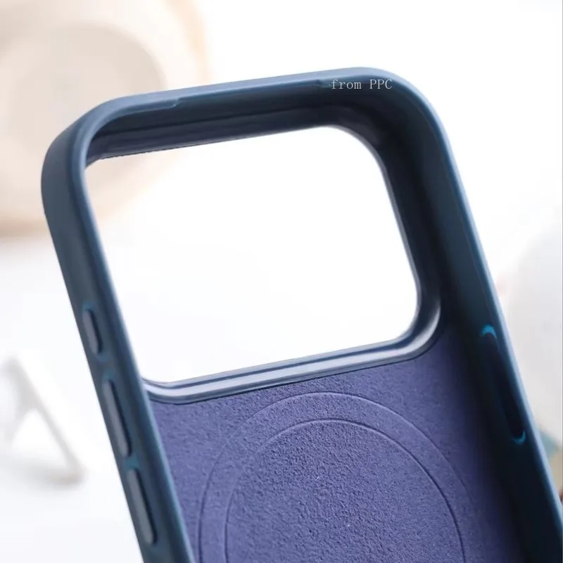 Tech Woven Canvas Luxury Magnetic Case for iPhone 16Pro 17Pro 17 15 17Pro Max for Magsafe Original Wireless Charging Matte Cover - view 5