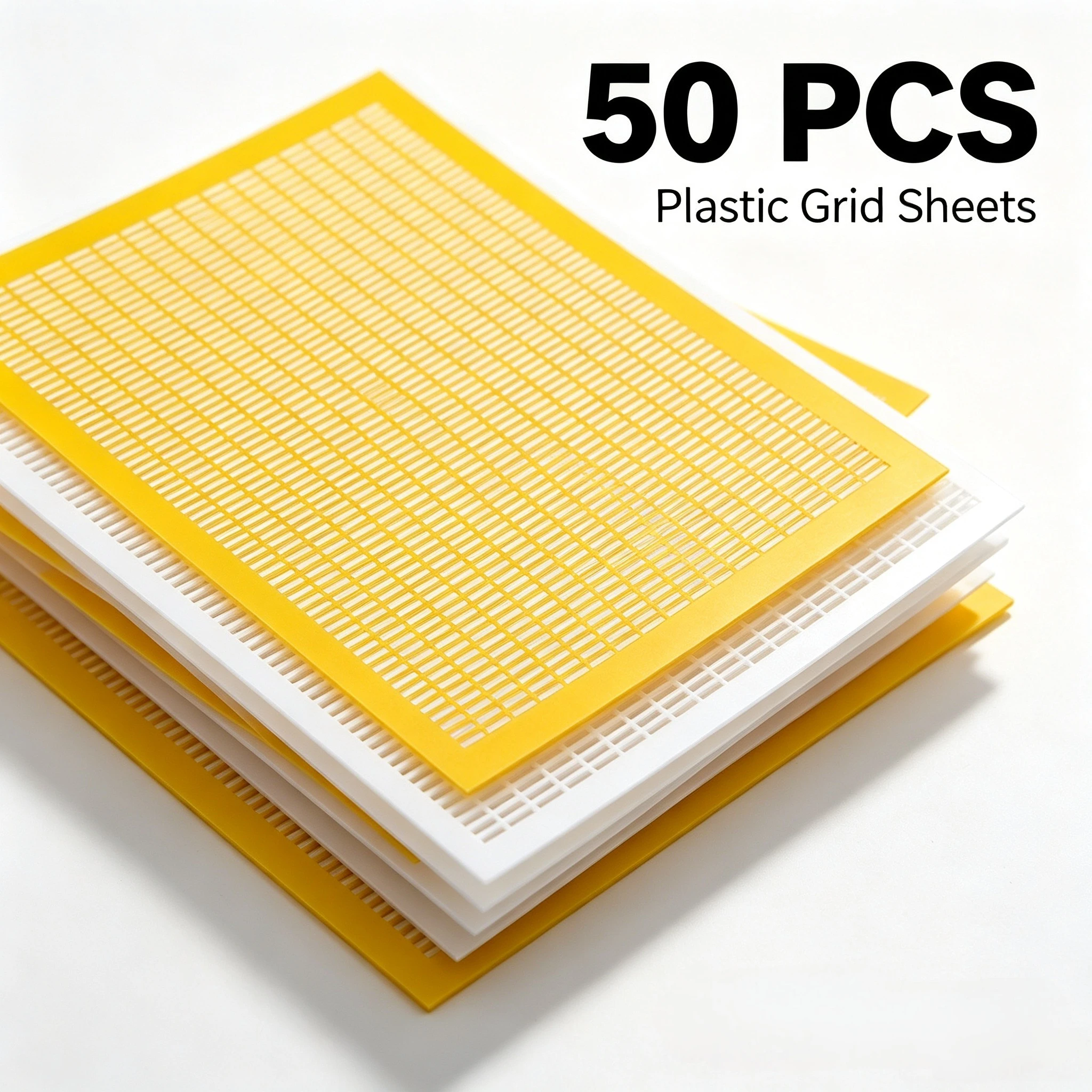 50 Pieces Plastic Queen Excluder 10 Frames for Langstroth Beehives 51x42cm Beekeeping Tool