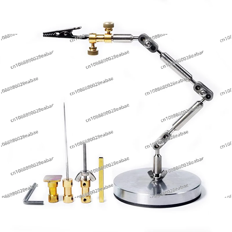 Stainless Steel Stop Motion Animation Stand Universal Stand Doll Prop Shooting Full Metal Fixer with 5-Piece Head