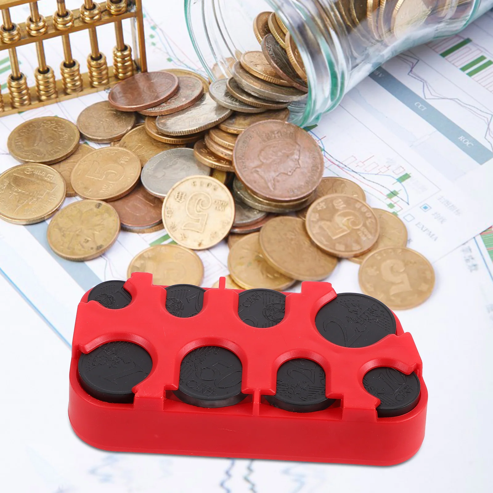 Storage Box Large Capacity Pp Material Portable Change Holder For Organizer Waterproof Currency Display Case Coin