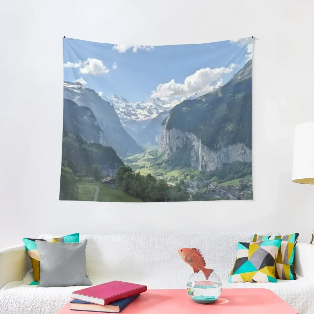 

Swiss Alps mountain pass Tapestry Bedroom Decoration Wall Hanging Decor Room Decor For Girls Anime Decor Tapestry