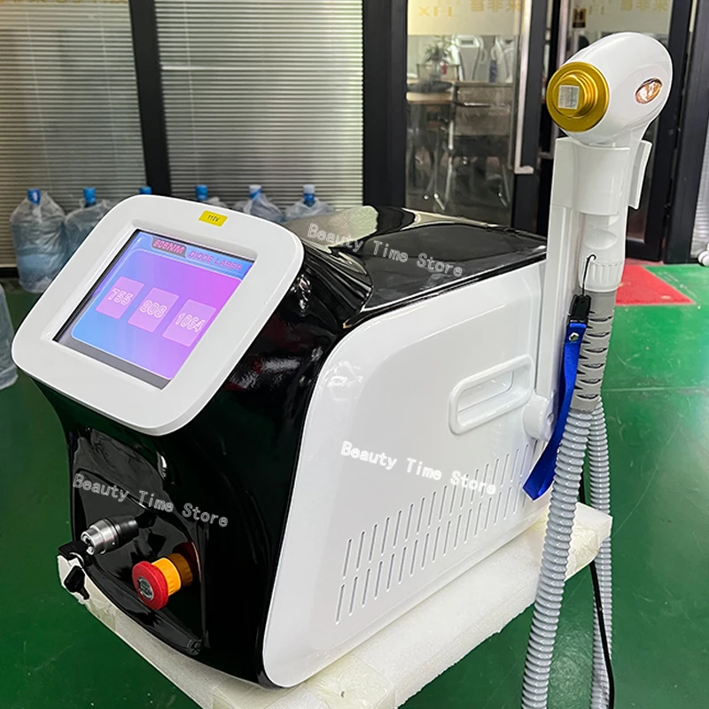 3 Wellenlänge 808 Nm Diodenlaser-Haarentfernungsmaschine Rejuvenator Schmerzlose effektive Haarentfernungsmaschine 808 Haarentfernungsmaschine