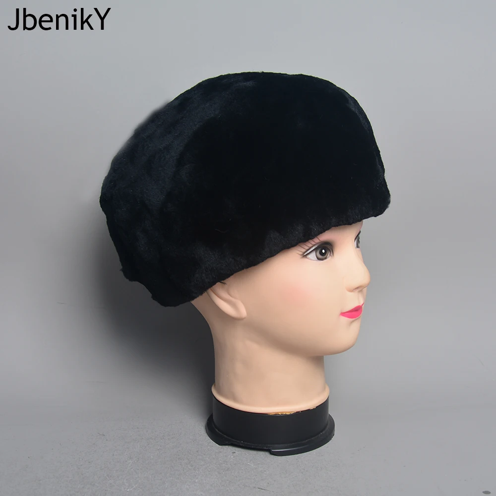 

Fur Hats For Winter Women Whole Real Rex Rabbit Fur Hat Luxury Fashion Women Fur Berets Good Quality Lady Real Fur Beanies Hat