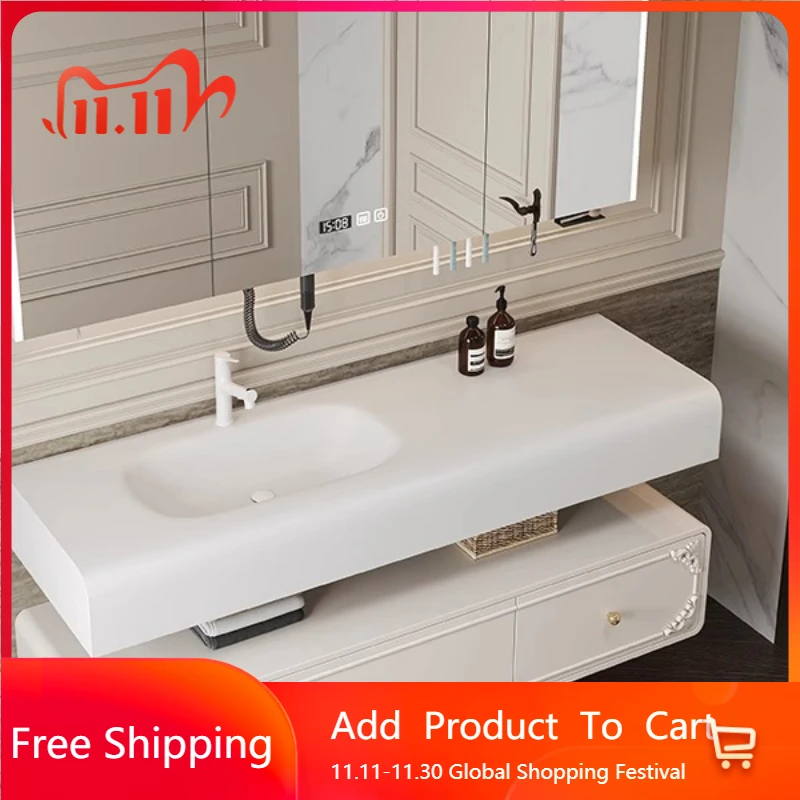 

Partitions Sink Bathroom Cabinet Toilet Modern Plant Perfume Bathroom Cabinet Storage Organizer White Gabinete Home Furniture