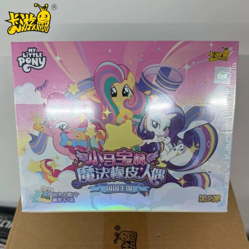 

New Kayou My Little Pony Rubber Doll Vol.2 Sparkling Space Princess Flowing Light Edition Pinkie Pie Fluttershy Rarity Kids Toys