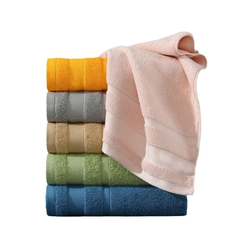Fluffy 100% Cotton Towel, Quick Dry Absorbent Bath & Face Towel, Multi Colors Multi Sizes for Home Bathroom Hotel Use