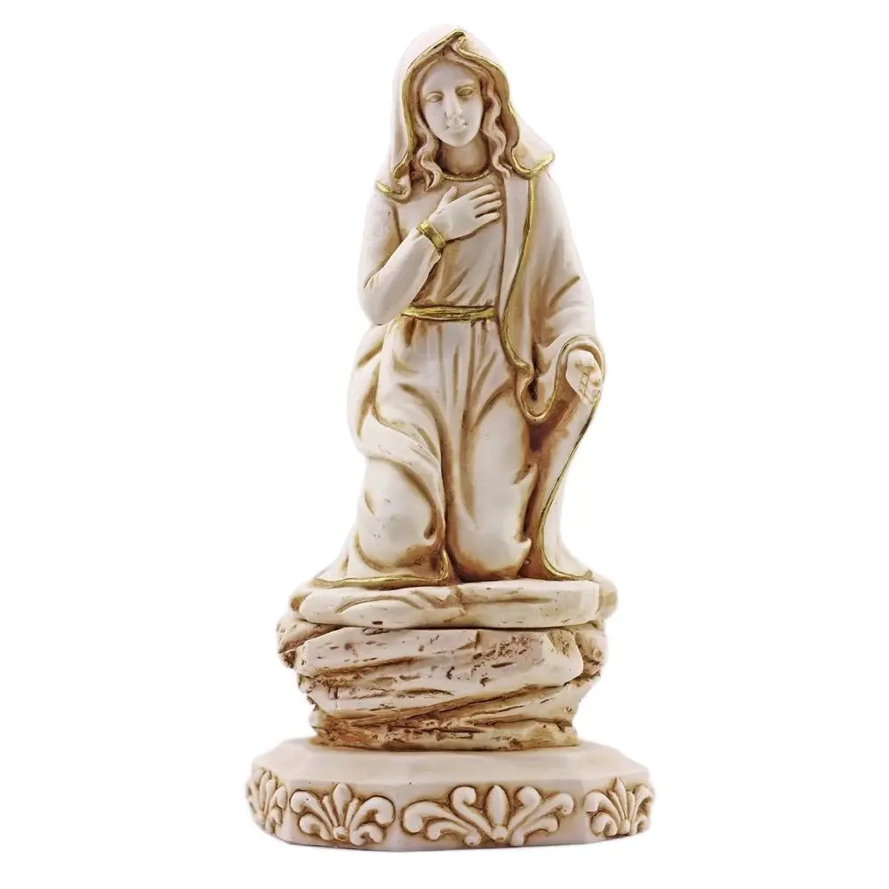 3D Virgin Mary Silicone Mould Christmas Sculptural Baptism Candle Reusable Decoration Mold Wax Craft DIY Resin Gypsum Polymer