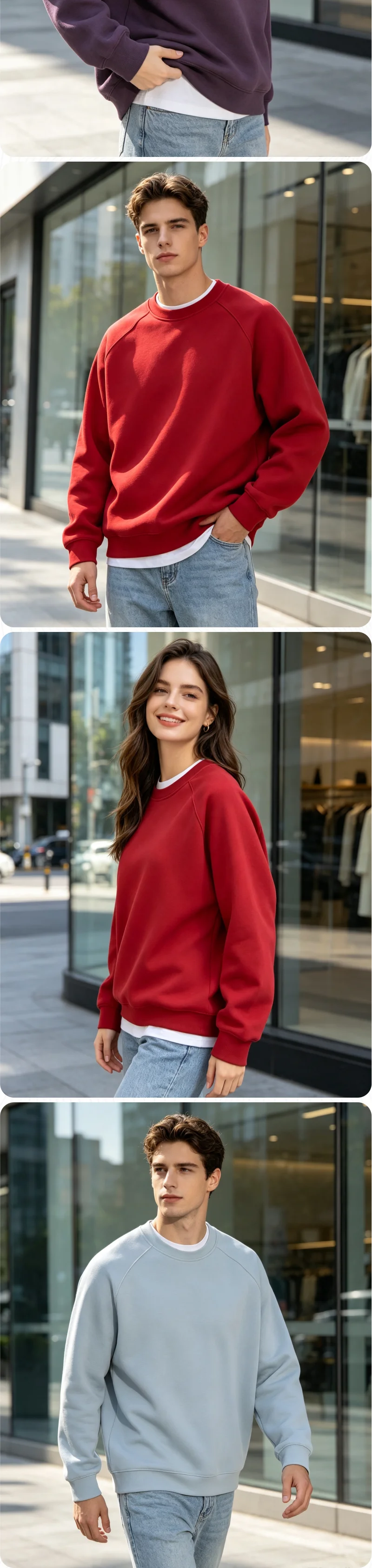 Individuelle Logos, Druck, Stickerei, DIY-Text, Neuer Dünner Frühlings-Herbst-Pullover mit Rundhalsausschnitt, Unisex, Hochwertig, Lässig, für Männer und Frauen – Detail 6