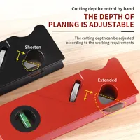 for Quick Edge Planing Radian Corner Plane Trimming Carpenter Hand DIY Tool Chamfer Plane with Backer Woodworking Hand Planer