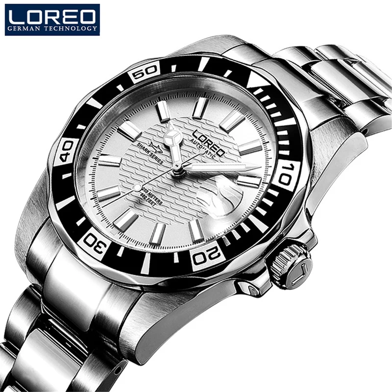 

relogio masculino LOREO Diving 200m Men MIYOTA Automatic Mechanical Watch Luxury Brands Fashion Military Waterproof Watches