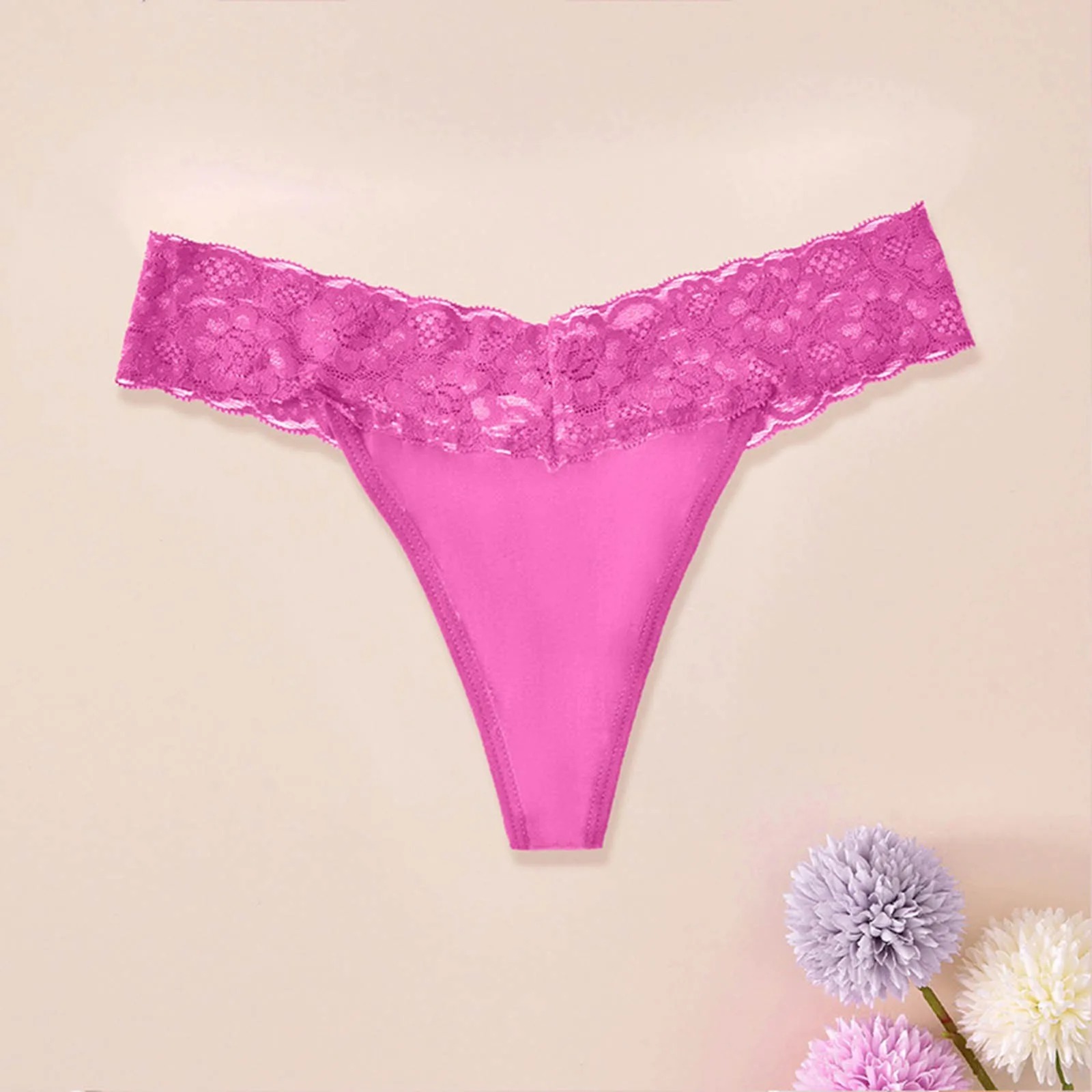 Women Lace Thongs Lingerie Sexy Panties G-string Solid Color Women Underwear White Lace Transparent Panties Female Underpants