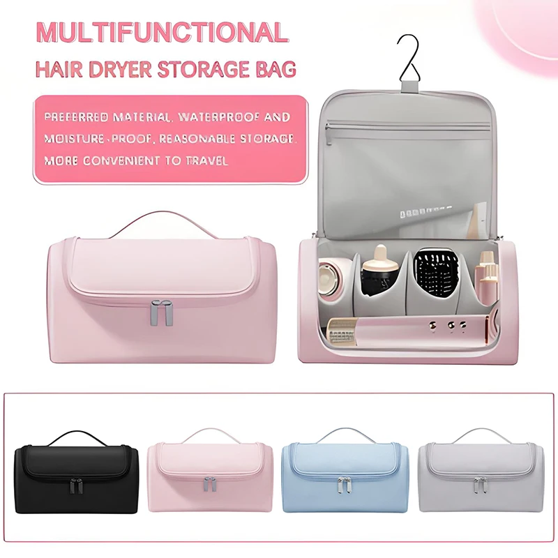 Portable Hairdryer Storage Bag Waterproof Curling Iron Hair Dryers Organizer Bags Cosmetic Bag Travel Carrying Case