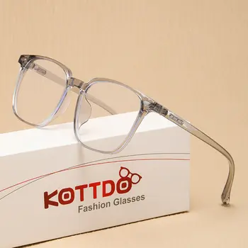 全新眼鏡框 時尚透明防藍光鏡框 超輕量藝術平光眼鏡 男女通用 簡約眼鏡 8 最佳銷售 男士透明鏡框 - №3