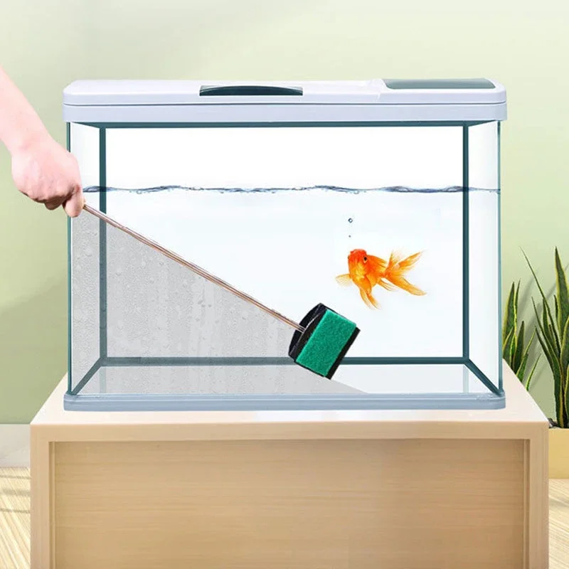 Fish Tank Brush Long Handle Brush Double-sided Cleaning Brush Aquarium Cleaning Tools image 5