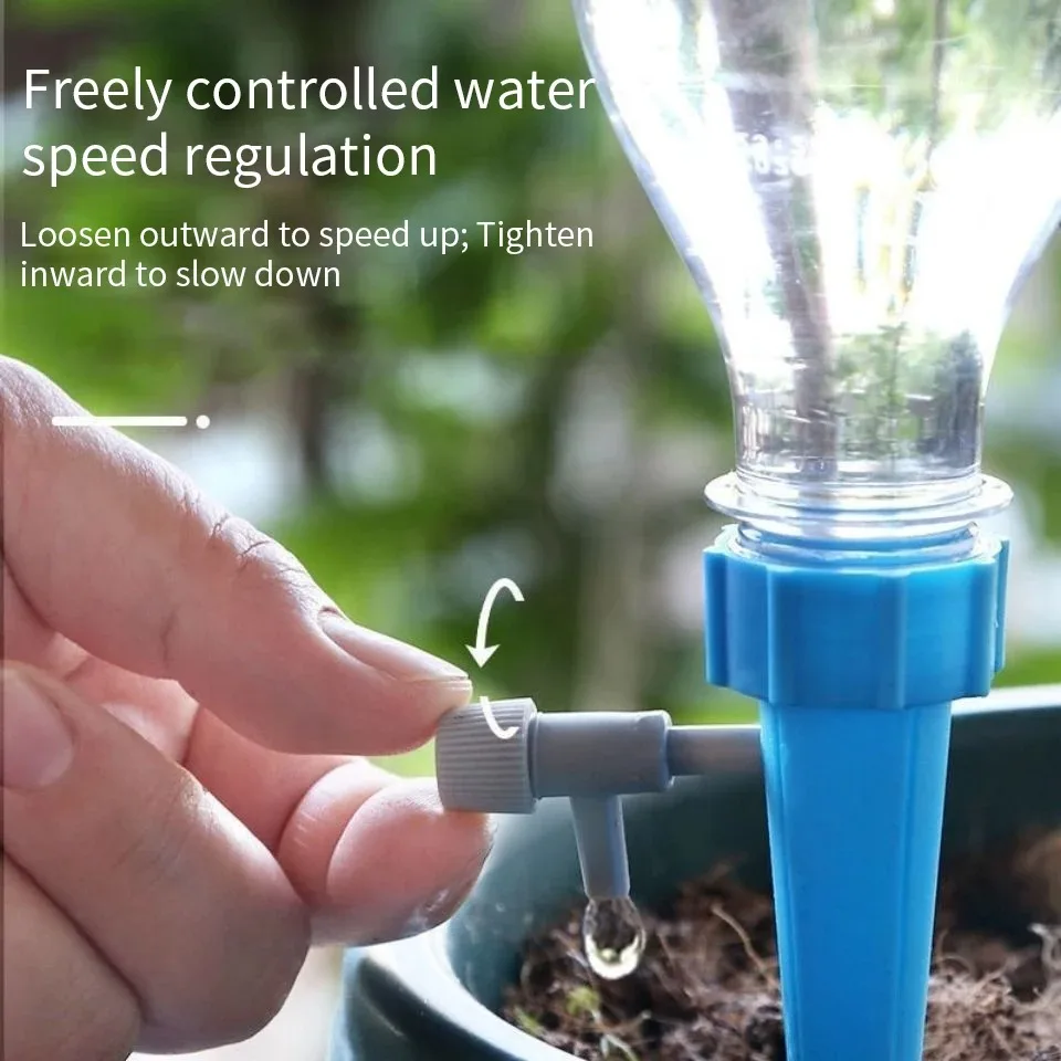 

Automatic Drip Irrigation System Self Watering Spike for Flower Plants Plant Garden Gadgets Adjustable Auto Water Dripper Device