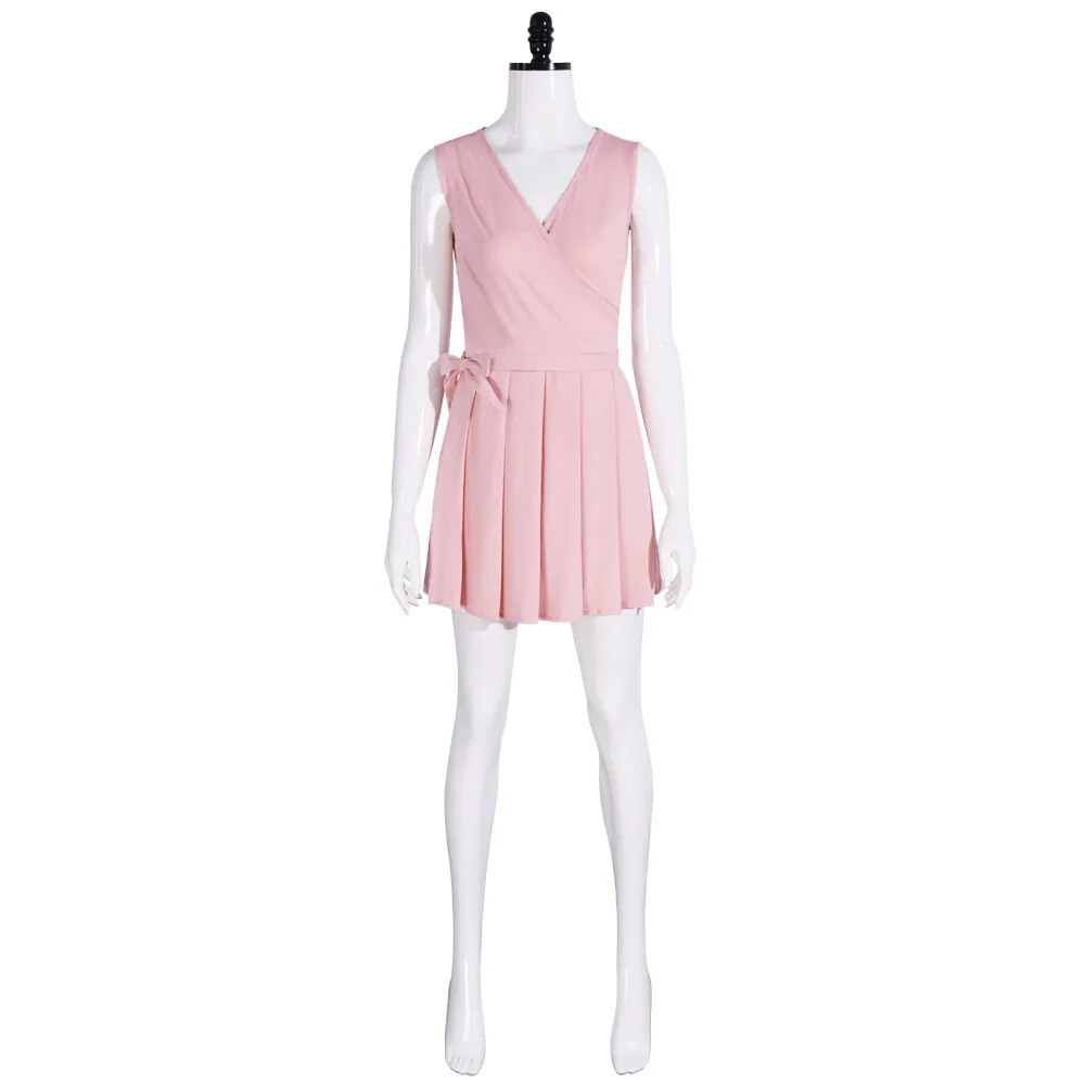 

Glinda Cosplay Costume Glinda Pink Vest Dress Outfit