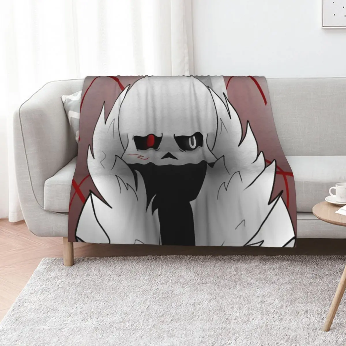 

Cross!sans Throw Blanket warm for winter Soft Big Decorative Sofa Thermals For Travel Blankets