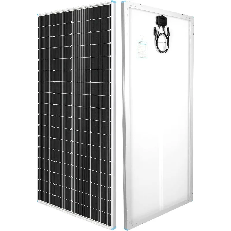 Solar Panel 200 Watt 12 Volt, High-Efficiency Monocrystalline PV Module Power Charger