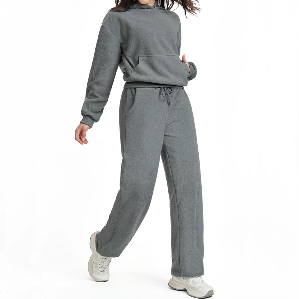 

Yoga Set 2PCS Gym Fitness Tracksuit Sports Outfits Women Workout Long Sleeved Sports Suit Female Keep Warm Yoga Suit Sportswear