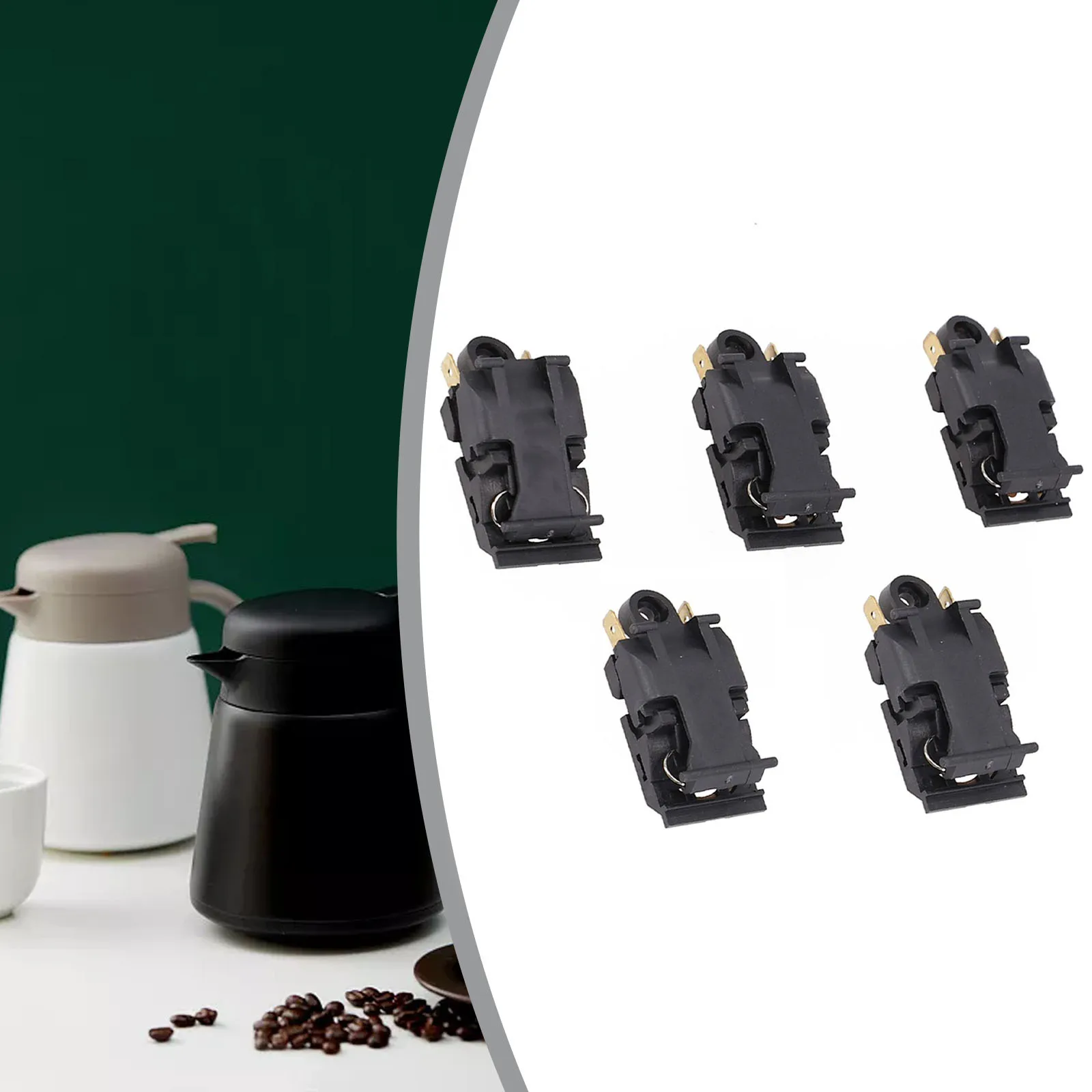 5PCS 16A Power ​Electric Kettle Thermostat Switch 1/4 NPT 125PSI Air Compressor Safety Relief Valve Canister Tool Accessories