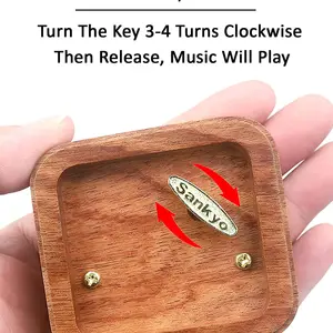 Sinzyo Anastasia Case Music, Hộp nhạc Sinh nhật, Ngày lễ tình nhân, Ngày Giáng sinh, quà tặng Giáng sinh 10 Bán hàng chính Anastasia Hộp nhạc - №10