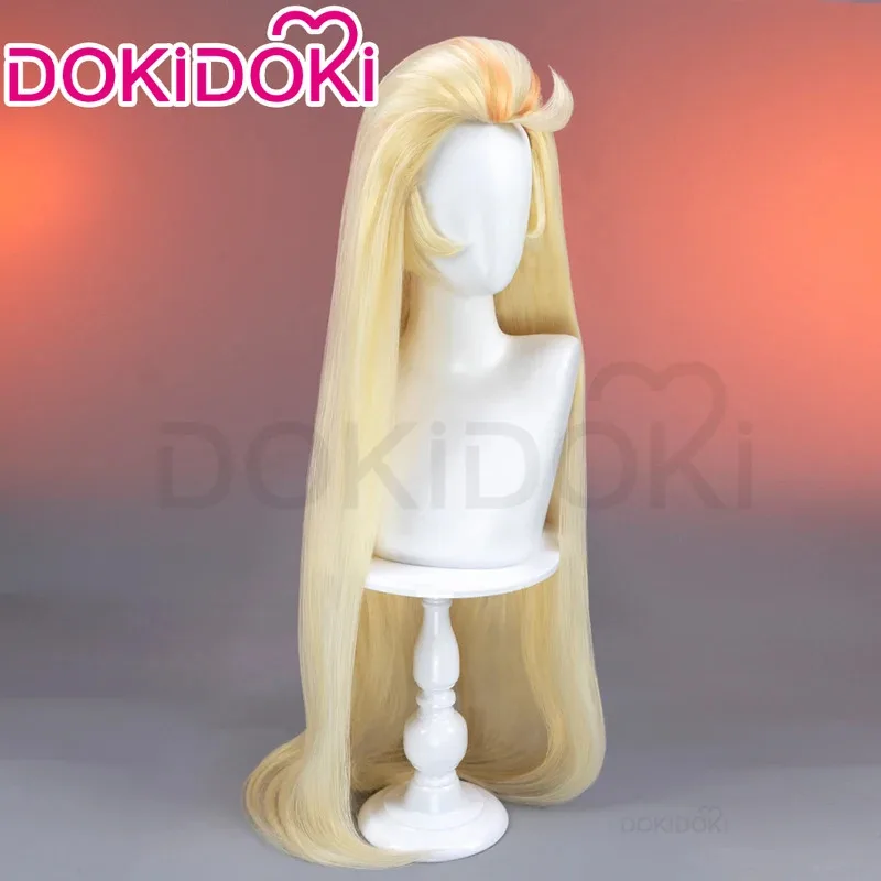 IN STOCK Vaggie Cherry Lillth Wig Anime DokiDoki 100cm Long Hair Lillth Cosplay Pre Crimped Wig Cap