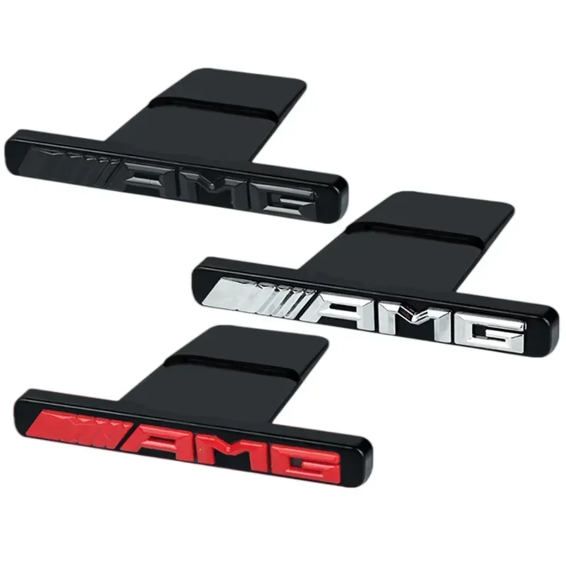 For Mercedes Benz AMG Smart W205 C300 W203 W206 W108 W124 W126 W140 1pc Car Sticker Emblem Front Grille Badge Auto Accessories view 5