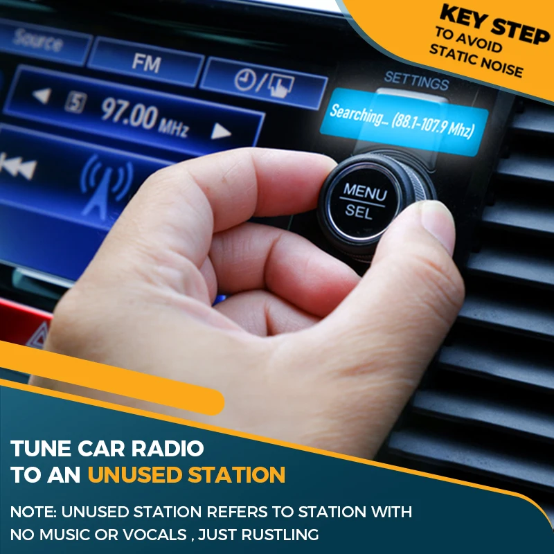 Bluetooth-адаптер 48 Вт PD QC3.0, автомобильный FM-передатчик Bluetooth 5,3 для автомобиля, мощное двойное зарядное устройство с глубокими басами, Aux, Bluetooth-зарядное устройство