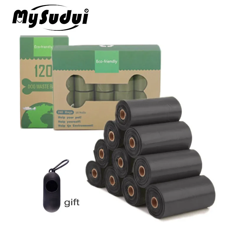 Biodegradable Dog Poop Bags | Eco Friendly Waste Bags | Outdoor Dispenser | Compostable & Degradable