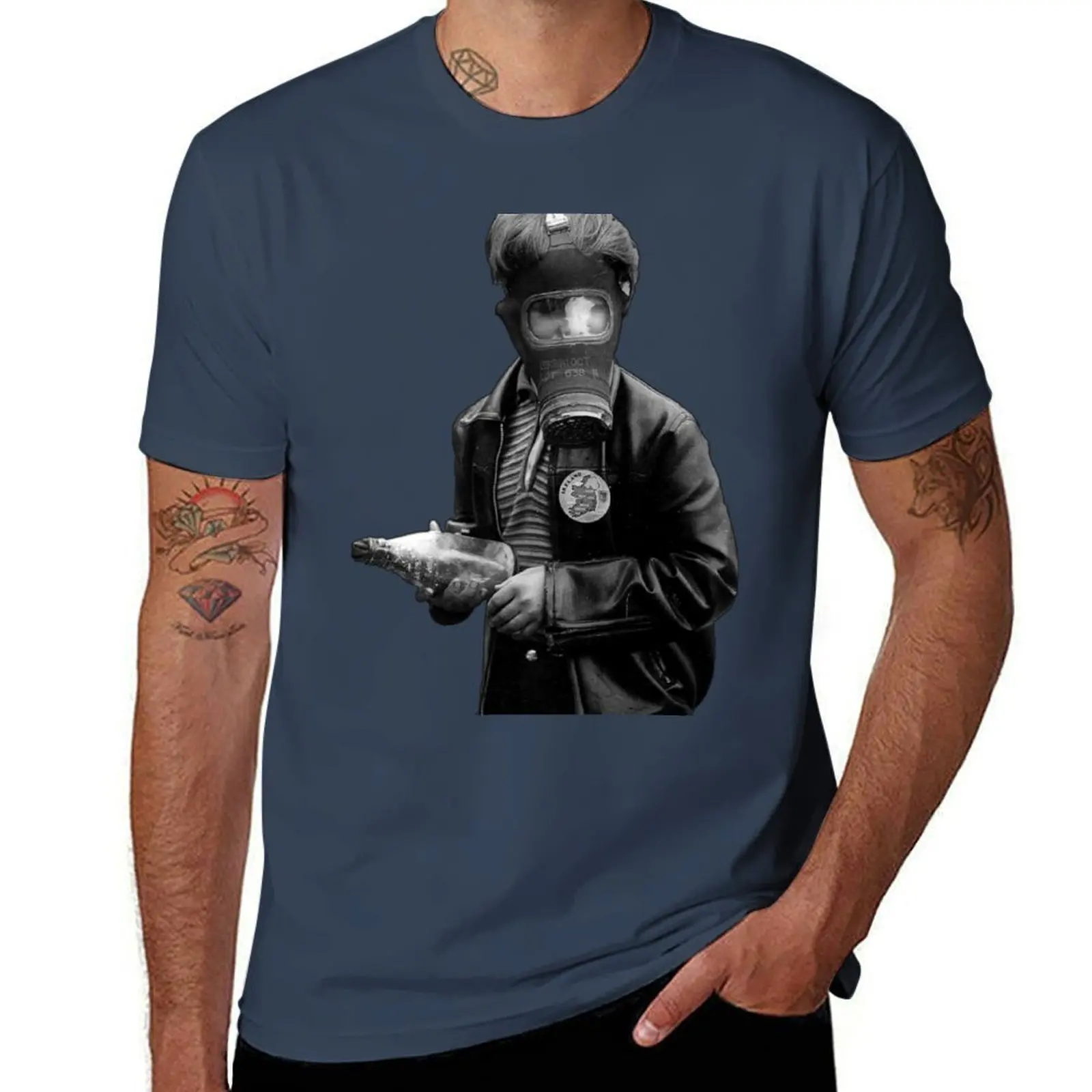 Derry - Mural - Bogside- The Boy In The Mask - Paddy Coyle Ireland T-Shirt funny t shirts dark humor man graphic t shirt T-Shirt