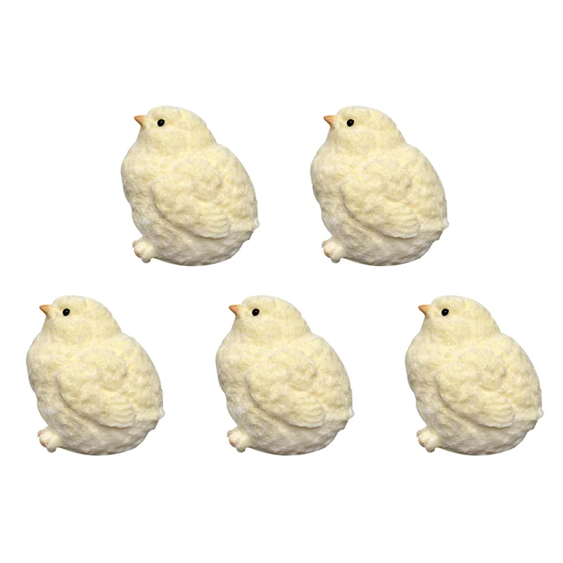 

ODIES-5Pcs Silicone Chicken Pinch Yellow Chicken Pinch Relieve Pressure Portable