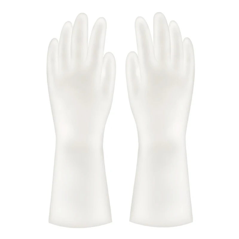 1 Pair Household Kitchen Washing Silicone Gloves Multi-Function Anti-Slip Durable Waterproof Dishwashing Gloves Cleaning Tool