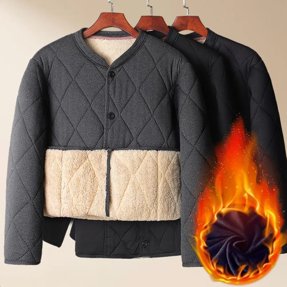 

Теплая зимняя хлопковая куртка на флисовой подкладке, ветрозащитная утолщенная овечья бархатная куртка в повседневном стиле
